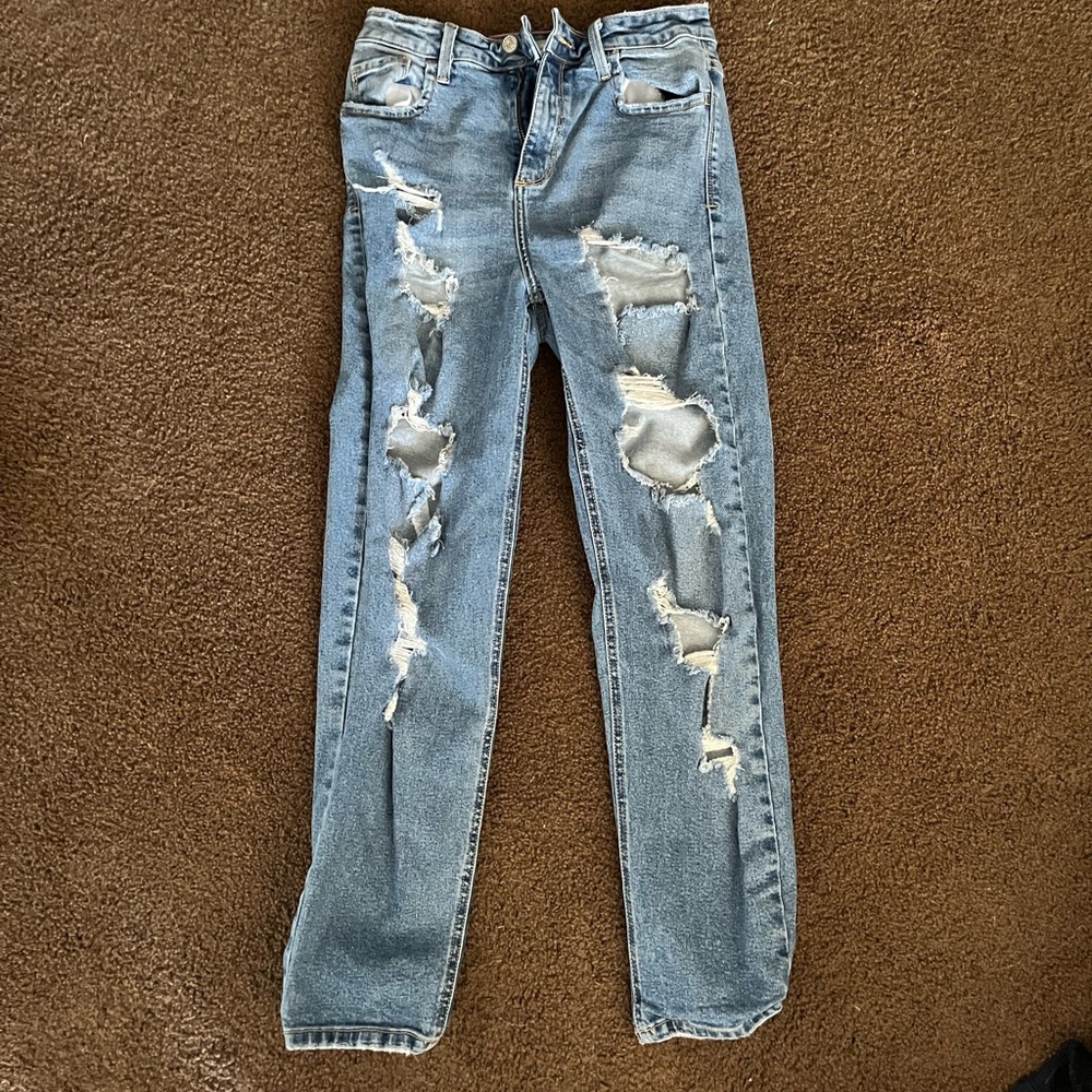 two pairs of jeans